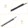 Uonlytech Hair Clips, 1 Set 2 Pairs Rhinestone Hair Barrette Pins Clear Crystal Hair Bobby Pin Accessories for Women - Black, Size 6x0.7cm, 4 Pieces