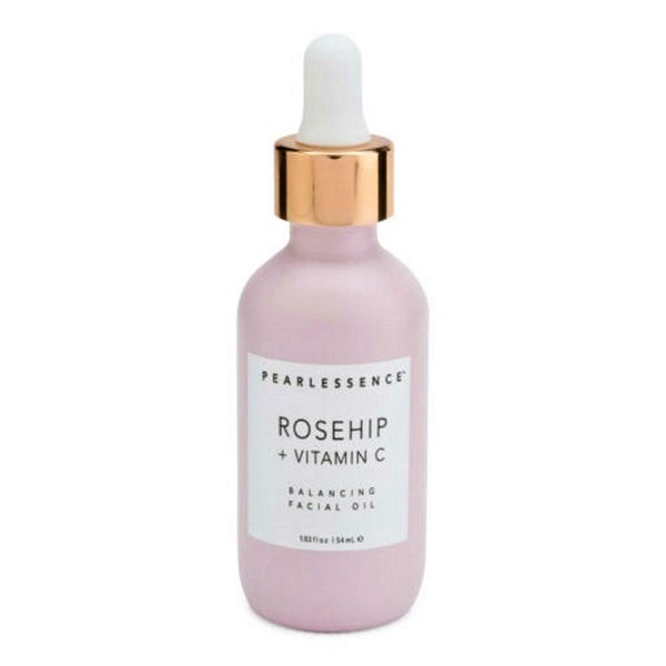 Pearlessence Rosehip Balancing Facial Oil + Rosehip Fruit Oil & Vitamin C | Daily Hydration to Help Balance & Revive Skin | Made in USA & Cruelty Free