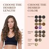 GOO GOO Clip in Hair Extensions Real Human Hair, 16inch 120g 7Pcs, 5 Light Ash Brown, Remy Human Hair Extensions Clip ins for Women, Natural Human Hair
