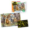 The Learning Journey Puzzle Doubles Glow in the Dark - Wildlife - 100 piece puzzles, glow in the dark puzzle for kids puzzles ages 4-8, Award Winning Educational Toys