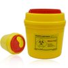 4-Pack Sharps Container（1/2 Quart),Small Sharp Needle Disposal Containers,Biohazard Medical Containers Sharps Box for Home and Travel Use