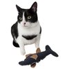 Pet Life ® Durable Fish Plush Kitty Catnip Cat Toy