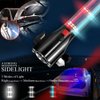 SINSEN Car Safety Hammer Flashlight, Tactical Emergency Rescue Tool, LED High Lumens Rechargeable Solar Powered Escape Kit, Window Glass Breaker and Seatbelt Cutter, Self Defense Multi-Function Torch