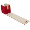 Ultra Pro - Vivid Alcove Flip Deck Box (Red) - Protect and Store up to 100 Double Sleeves Standard Size Cards, Perfect for Sports Cards, Gaming Cards & Collectible Trading Cards