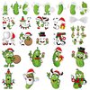 BeYumi Christmas Pickle Craft Kit - 123Pcs Christmas Pickle Craft Kit DIY Hanging Ornament Make Your Own Green Cucumber Decoration Set Xmas Holiday Party Favor Home Classroom Art Supplies for Kids