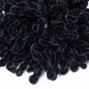 AUEAR, 2 Pack Volumising Hair Scrunchie Hijab Volumizer Headwear Hair Tie Ring Plain Big Hairbands for Women Girls (Black and Dark Coffee)