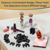 600 Pcs Luxury Foam Toe Separators Toe Separators for Men and Women Pedicure Toe Separators for Hands and Feet Nail Polish Application Luxury Finger Separators