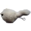Kats'N Us Trembling Rabbit Fur Mouse Cat Toy with Pull String Cat Toy Gray Color