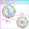 Girls Dinosaur Party Plates and Napkins - Pink Dinosaur Birthday Party Supplies (Serves 20)