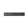 Beauty Secrets Black Rectangular Cushion Nail File, 100/100 Grit, Two-Sided