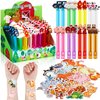 Simgoing 48 Pcs Farm Animals Bubbles Animals Party Favors Mini Bubble Wand 12 Sheets Farm Temporary Tattoos Stickers Barnyard Animal Theme Party Favors for Birthday Holiday Goodie Bag Stuffers Gift