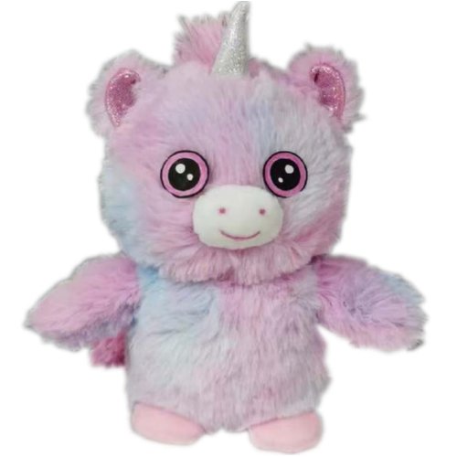 SteelDog Unicorn Dog Toy Big Eyed Buddies Premium Plush w/Tennis Ball Inside
