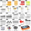 PLUSINNO Fishing Lures for 12 Rigs, Tackle Box with Included Crankbaits, Spoon, Hooks, Weights and More Accessories, 353 Pcs Lure Baits Gear Kit Freshwater Bass…