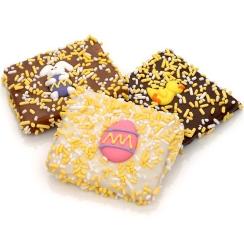 Easter Chocolate Dipped Graham Crackers - Set of 12