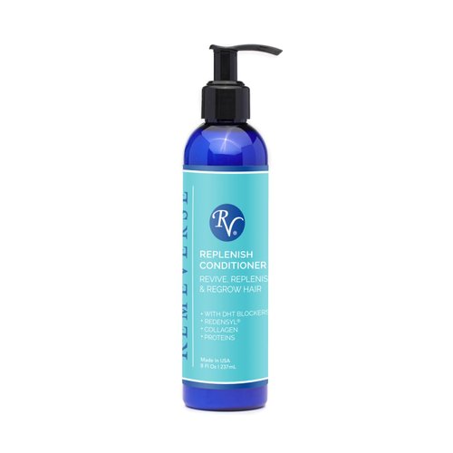 RemeVerse Replenishing Conditioner With Redensyl (3%) to Revive Thinning Hair - Hydrating Hair Growth Formula - Silicone & Sulfate Free - Botanical Blend - Vitamin C & E - Natural Citrus Scent - 8oz