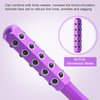 Radiance Roller Germanium Stone Face Roller for Up Lifting and Skin Care，Uplift Massaging Beauty Roller，Uplifting Face Massager Roller (Purple)