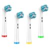 Toothbrush Heads for Oral B Braun Replacement Heads, Professional Electric Toothbrush Heads, Precision Clean Brush Heads Refill Compatible with Oral-B 8000/Pro 9600/1000/ 3000/5000/7000 (EB50XA)