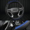 GIANT PANDA Steering Wheel Cover for GMC Sierra Acadia Terrain Yukon(3D Honeycomb-Blue-Standard Size)