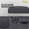 Easy-Going Stretch Cushion Cover Sofa Cushion Furniture Protector Sofa Seat Sofa slipcover Sofa Cover Soft Flexibility with Elastic Bottom(Sofa Cushion,Dark Gray)