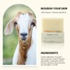 Bee & Flower Goat Milk Soap Bar Handmade Soap Bar Moisturizing Natural Bar Soap with Organic Essential Oils, French -Milled Soap Bar for Hands and Body, 7oz