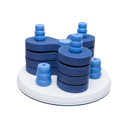 TRIXIE Flower Tower Dog Puzzle Toy, Advanced (Level 3) Strategy Game, Dog Activity Treat Toy for Dogs