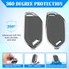 QBUC for KIA Key Fob Cover with keychian,TPU Protection Key Case Compatible with Telluride 2023 2024 2025 EV5 Sorento K4 K5 GT-Line Remote Smart Key Fob Protector (Grizzly)