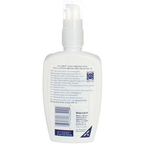 Eucerin Daily Protective Facial Lotion SPF30, 4 Ounces each (Value Pack of 4)
