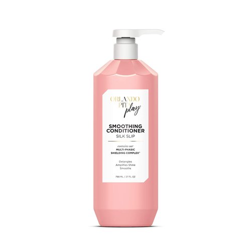 ORLANDO PITA PLAY Salon Size Silk Slip Smoothing Conditioner for Textured, Damaged or Color-Treated Hair, Detangles, Amplifies Shine & Controls Frizz, 27 Fl. Oz.