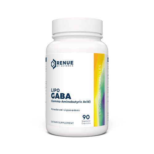 Renue By Science GABA | High Strength Liposomal GABA Supplements | 90 GABA Capsules - 300mg Gamma-Aminobutyric Acid per Serving | Non-GMO | Made in The USA Third-Party Tested
