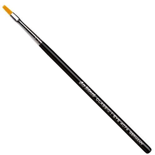 da Vinci Cosmetics Series 4074 Classic Eyelash & Eyebrow Tint Brush for Detail with Synthetic Fibers, 0.5 Pound
