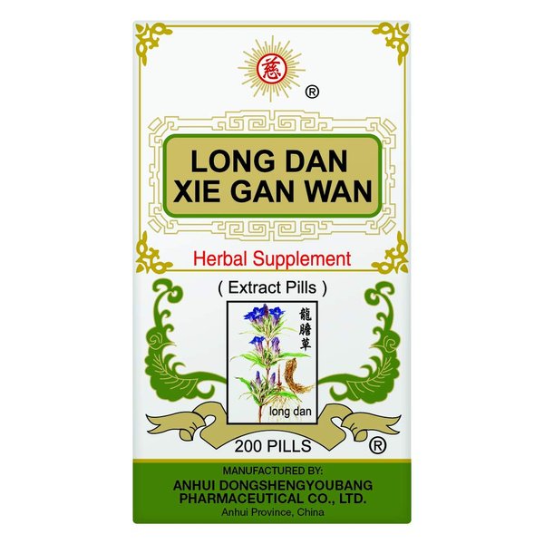 Solstice Long Dan Xie Gan Wan Herbal Supplement (200 Pills)
