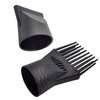 YingEnter Professional Plastic Hair Dryer Nozzle Diffuser Hair Dryer with 1.77in/45mm Diameter Nozzle Comb Attachment Concentrator Replacement Blow Flat Hairdressing Salon Styling Tools,Type-B