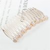 2018-2020 The most popular fashion Bridal hair accessories rhinestone pearl alloy hair comb wedding hairpin (02)