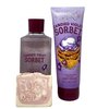 Bath & Body Works Candied Violet Sorbet Duo Gift Set - Body Cream and Shower Gel with a Himalayan Salts Springs Sample Soap.