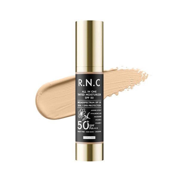 R.N.C All in one tinted moisturizer spf 50, 1.7 Fl Oz (Pack of 1)