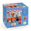Djeco Wooden Toy, Minicombi - Wooden Toy Camper Van