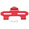 RiToEasysports RC Car Battery Plate,Aluminum Alloy Battery Mounting Plate Tray Compatible with 76054?1 1/18 RC Truck (Red) Model Car Accessories