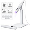 Mini UV Light for Gel Nails: Rechargeable Handheld UV Nail Lamp, Flash Cure Light for Gel x Nails LED Nail Lamp with Magnetic Stand, Fast Curing, Suitable for Home Manicure and Nail Salon