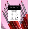 Palladio Retractable Waterproof Lip Liner High Pigmented and Creamy Color Slim Twist Up Smudge Proof Formula with Long Lasting All Day Wear No Sharpener Required, Raisin, 1 Count