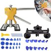 Paintless Dent Repair Kit - Bridge Dent Puller Kit, Accessories Include 30 Puller Tabs with 5 Hot Melt Glue and Scraper