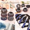 5 Pcs Bird Nest Hair Clips Holder Ponytail Holder Bun Barz Bun Clip Accessories for Women and Girls (Color-5)