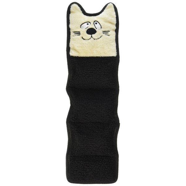 PetLou Cute Bute Me Brown Cat Skinz Durable Squeak Pet Interactive Dog Toy 19"