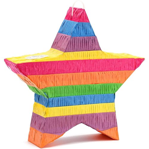 BLUE PANDA Rainbow Star Pinata for Kids Birthday, Twinkle Twinkle Little Star Gender Reveal Party...