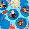 Solid Blue Birthday Party Supplies Set Plates Napkins Cups Tableware Kit for 16