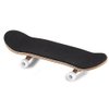 1Pc Maple Wooden Alloy Fingerboard Finger Skateboards Mini Fingerboard with Soft Pad Bearing Wheels and Box Reduce Pressure Kids Gifts(White)
