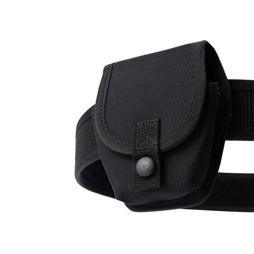 TACNEX Handcuff Case w/Belt MOLLE Strap Clip Cuff Pouch fits Standard Chained/Hinged Handcuffs Nylon Holster Holder Police Law Enforcement Security Corrections Officer Top Flap w/Snap