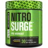 Jacked Factory NITROSURGE Pre Workout Supplement - for Energy, Instant Strength Gains, Clear Focus, Intense Pumps - Nitric Oxide Booster & Preworkout Powder with Beta Alanine - 30 Servings, Pineapple