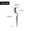 12 Pcs False Eyelashes Display Stick Eyelashes Applicator Tool 3D Eyelash Extensions Style Try on Sticks Planting Grafted Eye Lashes Applicator ​(Black, Transparent）