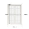 Dollhouse Accessories Miniature Windows 1: 12 Scale Furniture Window Frame Model 28 Panes Dollhouse Decoration Fiary Window DIY Mini House Ornaments (White)