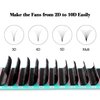 Eyelash Extension Supplies D Curl 0.05 Rapid Volume Lash Extensions Easy Fan 3D 4D 5D 6D 7D 10D Automatic Blooming Flower Lashes Self Fanning Lashes Russian Volume Individual Lashes （D-0.05,8-15mm）